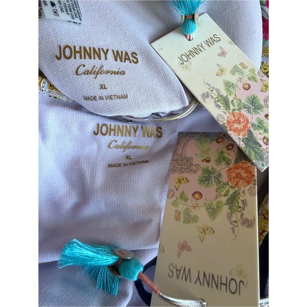 Johnny Was Raina Tassel String Bikini Set XL - Picture 10 of 12